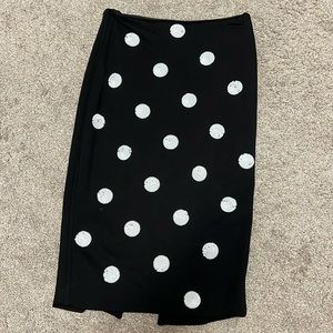 Polka Dot Pencil Skirt by WHBM size 00